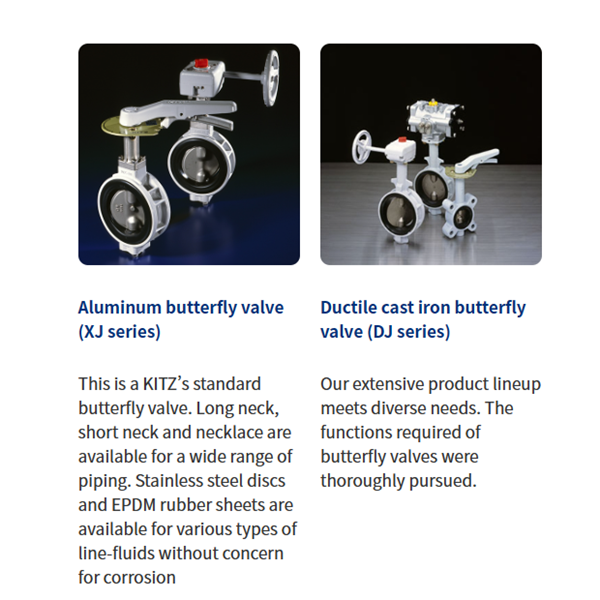 KITZ日本開滋10K鋁合金電動蝶閥（長頸）EXS200-10XJME-125A