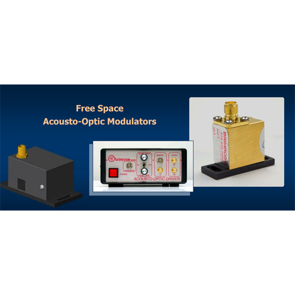 美國Brimrose光纖耦合聲光移頻器AMF-55-XX-2FP