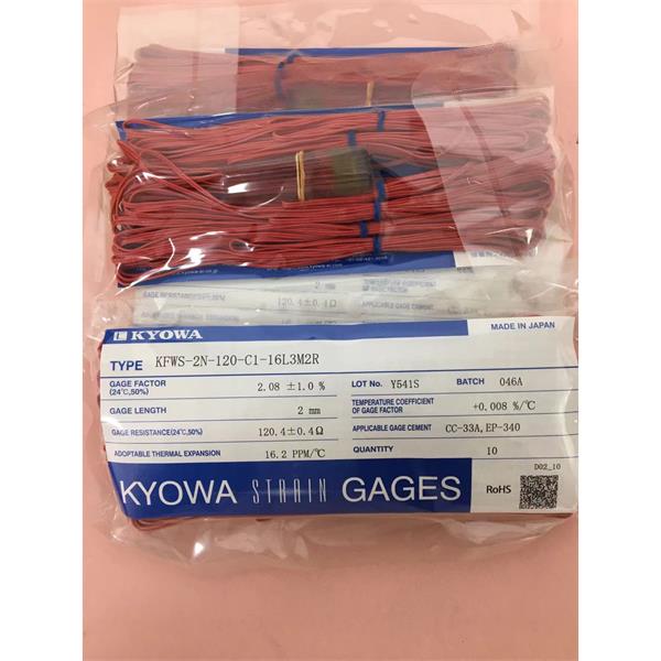 日本原裝進口KYOWA應(yīng)變片KFGS-2-350-D1-23 R3M3
