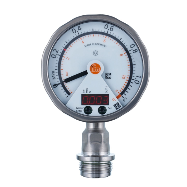 德國IFM易福門帶顯示屏的齊平式壓力傳感器PI1703 PI-025-REA01-MFRKG/US/ /P