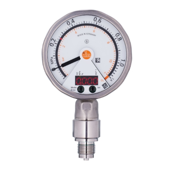 德國(guó)IFM易福門(mén)帶模擬顯示屏的齊平式壓力傳感器PG2437 PG-001-REB12-MFRKG/US/ /P