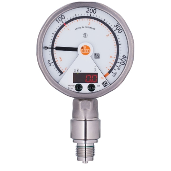 德國(guó)IFM易福門(mén)帶模擬顯示屏的齊平式壓力傳感器PG2437 PG-001-REB12-MFRKG/US/ /P
