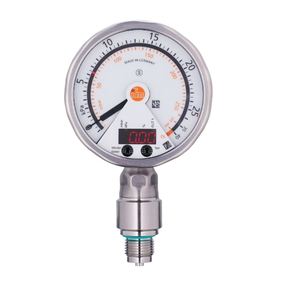 德國(guó)IFM易福門(mén)帶模擬顯示屏的齊平式壓力傳感器PG2437 PG-001-REB12-MFRKG/US/ /P