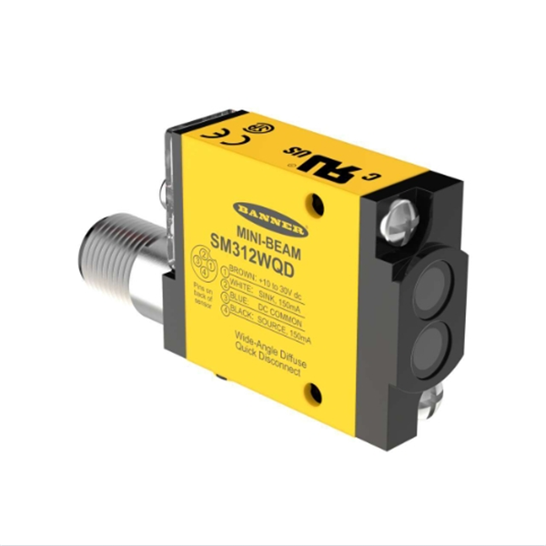 BANNER邦納美國(guó)MINI-BEAM系列光電傳感器  SM312WSC