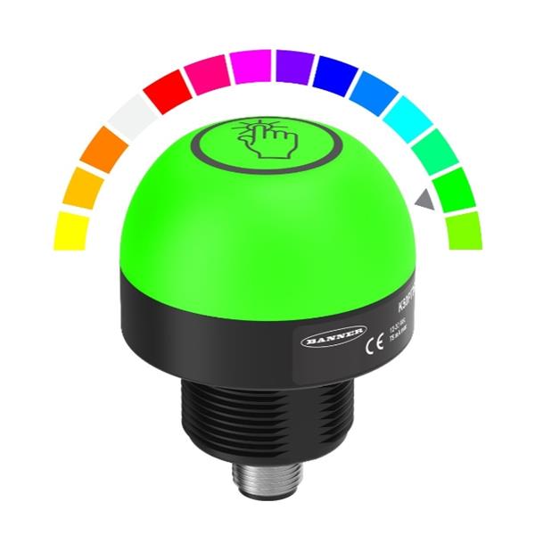 BANNER邦納美國(guó) K50 Pro 觸摸按鈕系列拾取指示燈K50PTCD4KQ