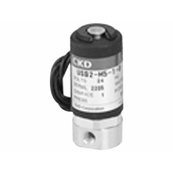 CKD喜開理多種流體小型直動式2通電磁閥USB2-M5-1-0-AC200V
