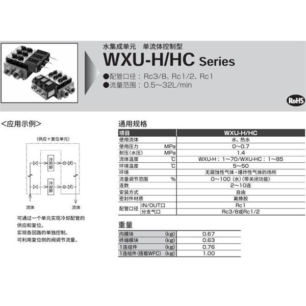 CKD喜開理水集成單元WXU-HC-6-R-15-600-PA